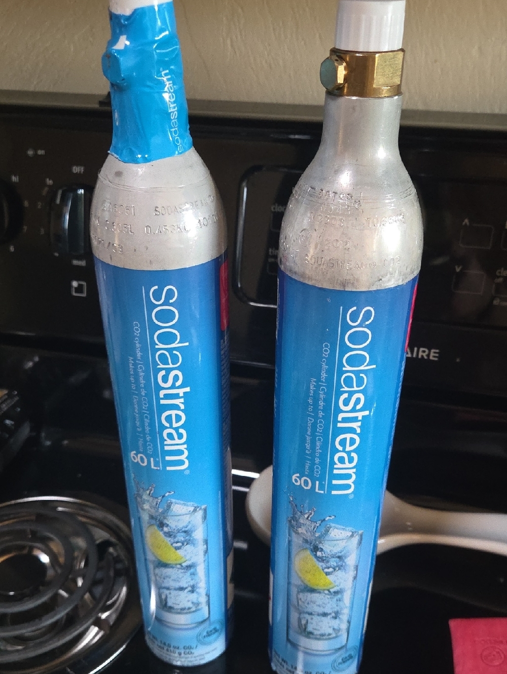 2 Full SodaStream 60L CO2 Cylinder - NWT